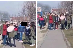 VIDEO: Poliţia face verificări după ce două eleve s-au lovit şi îmbrâncit într-un parc din Alba Iulia