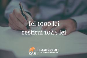 CAR FLEXICREDIT şi în Bacău