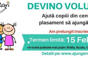 Susţine AZI copiii din centre de plasament să devină adulţii responsabili şi independenţi de MÂINE. Înscrie-te la voluntariat!