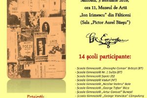 Concursul interjudeţean „Numai poetul...”, sâmbătă, la Fălticeni