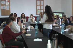 Studenţi belgieni, viitori educatori în învăţământul special, în practică la Centrul ...