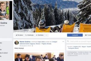 Contul de Facebook al politistului Marian Godina, blocat