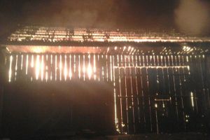 Incendiu la o anexă de lângă Piaţa din Solca