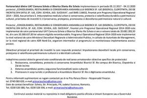 Lansarea proiectului  „CONSOLIDAREA, RESTAURAREA SI CONSERVAREA ANSAMBLULUI BISERICII SF. ...