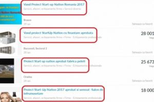 OLX verifică legalitatea vânzării pe Internet a proiectelor Start-Up Nation. Câte astfel de afaceri au fost scoase la vânzare