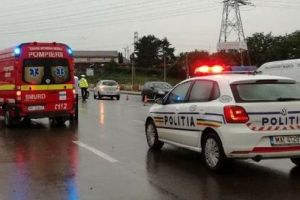 Carambol auto cu doi răniţi