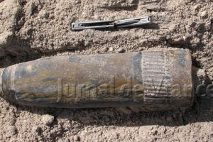 Bombele răsar prin tot judeţul! Proiectil descoperit la Adjud