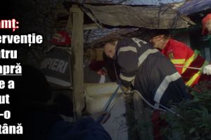 ISU Neamţ: Intervenţie pentru o capră care a căzut într-o fântână