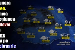Prognoza meteo pe două săptămâni. Vremea în regiunea Moldovei şi la munte până pe 18 februarie