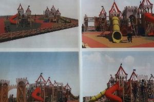 FOTO: Complex de joacă, în pregătire pe Bulevardul Cetăţii din Târgu-Mureş