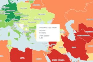 Harta mondiala a democratiei. Romania, in categoria democratiilor imperfecte