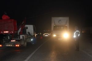 Accident pe Centura de Est, la Ploiestiori. Un TIR a daramat un stalp de electricitate. 60 de case, in BEZNA