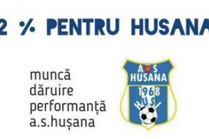 “2% pentru Huşana – susţineţi fotbalul huşean!”