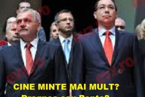 Dragnea sau Ponta? Care dintre ei este mai mincinos în scandalul legat de Dosarul Tel Drum?