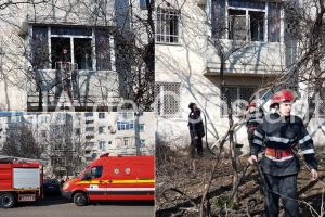 Incendiu la un apartament din Constanta. Intervin pompierii     