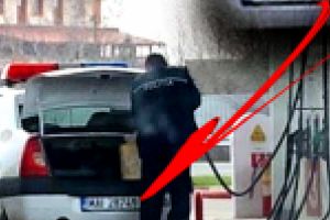 Control intern in cadrul IPJ Braila dupa ce un politist a fost surprins incarcand un bidon cu bezina
