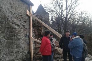 Surparea zidului Cetăţii Sighişoara, investigată de Institutul Naţional al Patrimoniului