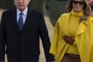 Melania iar nu i-a PERMIS preşedintelui Donald Trump să o ŢINĂ de MÂNĂ. Video în articol