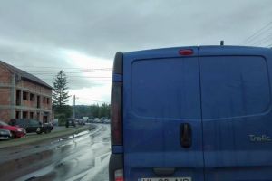Țeavă de gaze ruptă pe DN14 . Trafic blocat total