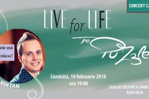 SÂMBĂTĂ: Concert The PuZzles pentru Adrian Vinţan, la Casa de Cultură a Sindicatelor din Alba Iulia.  „LiVe for LiFe”, pentru a sprijini strângerea de fonduri necesare tratamentului