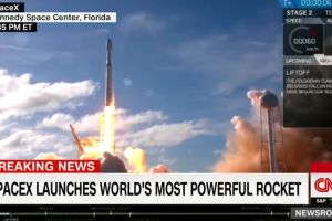 VIDEO/ Racheta Falcon Heavy a ajuns pe orbită