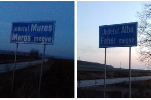 Consiliul Judeţean Mureş nu a retras ci a mutat indicatorul în limba maghiară de la intrare în judeţul Alba