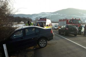 Accident rutier la Mocod. O femeie a ajuns la spital