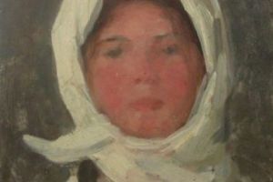 Un tablou de NICOLAE GRIGORESCU tocmai a fost vândut. Câţi BANI s-au plătit pentru pictura „Ţărăncuţă cu năframă albă”