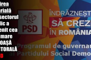Mărirea salarială din sectorul public a devenit cea mai mare gogoaşă electorală a PSD