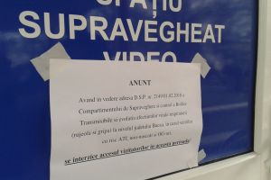 Accesul în Spitalul Judeţean Bacău, restricţionat