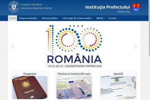 Noul site al Instituţiei Prefectului – Judeţul Dolj  www.dj.prefectura.mai.gov.ro
