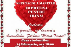 SPECTACOLUL UMANITAR  “ȘANSA LA IUBIRE”     în data de 14 februarie 2018, ora 18:00  la Sala Casei de Cultură a Studenţilor din Craiova