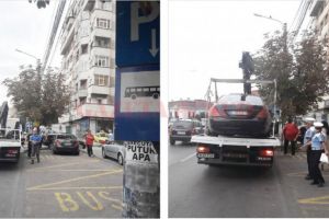 Poliţiştii locali acţionează pentru prevenirea blocării benzilor de circulaţie