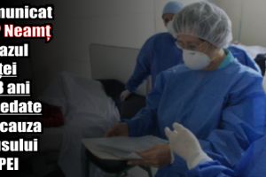 Comunicat DSP Neamţ în cazul fetiţei de 8 ani decedate din cauza virusului gripei