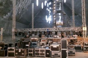 20 de tone de echipamente în subteran! Semifinala Eurovision România 2018 va avea loc la Salina Turda