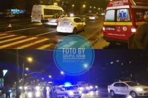 Accident pe trecerea de pietoni la Gară