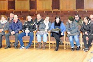 Protest în faţa Consiliului Judeţean