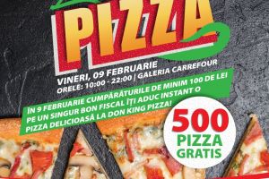 Ziua Pizza, la ERA Park: Fă cumpărături de minimum 100 de lei şi câştigi pe loc un voucher de pizza!