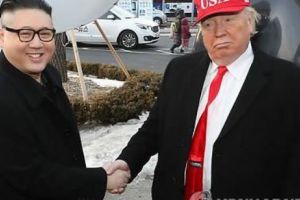 INCREDIBIL. Donald Trump şi Kim Jong-un şi-au dat mâna în Coreea de Sud, la JO de Iarnă