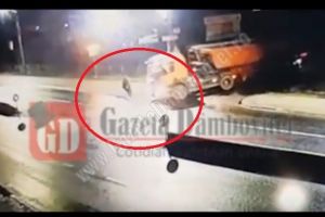 VIDEO: Biciclist omorât de un TIR, la Tărtăşeşti! Șoferul a încercat să scape minţind