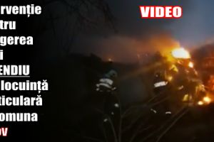 Incendiu la o locuinţă particulară în comuna Girov