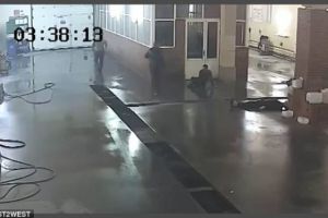 ATENŢIE! Imaginile sunt şocante! Şoferul unui BMW a ucis un angajat dintr-o spălătorie auto cu un singur pumn. Momentul, surprins de camere