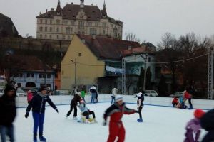 „Carnavalul pe gheaţă” pentru îndrăgostiţi, la Sighişoara