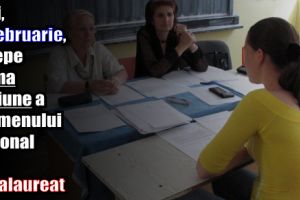 Luni, 12 februarie, începe prima sesiune a examenului naţional de bacalaureat