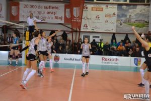 FOTO: Volei Alba Blaj – Medicina Tg. Mureş 3-0 | Campioana, victorie facilă în Sala „Timotei Cipariu”