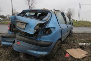 Accident rutier în Slobozia, zona cimitir