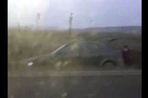 FOTO – Accident la ieşirea din Sibiu spre Mediaş. Trafic îngreunat