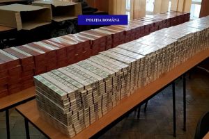 Captură impresionantă a poliţiştilor lângă Piaţa Rogerius din Oradea: 4000 de pachete de ţigări, ridicate de la un orădean