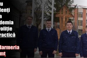 Patru studenţi de la Academia de Poliţie în practică la Jandarmeria Neamţ