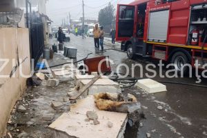 Constanta:Barbatul care a suferit arsuri in urma exploziei de ieri a fost transportat la Spitalul de Arsi Bucuresti   